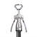 Vacu Vin Winged Corkscrew silver