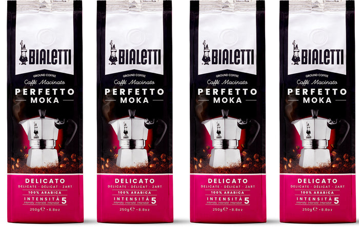 Bialetti Moka Delicato Gemalen koffie - 4 x 250 gram