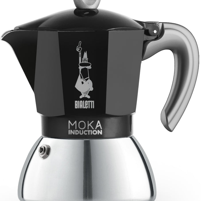 Bialetti Moka Induction Percolator - Zwart - 4 kops