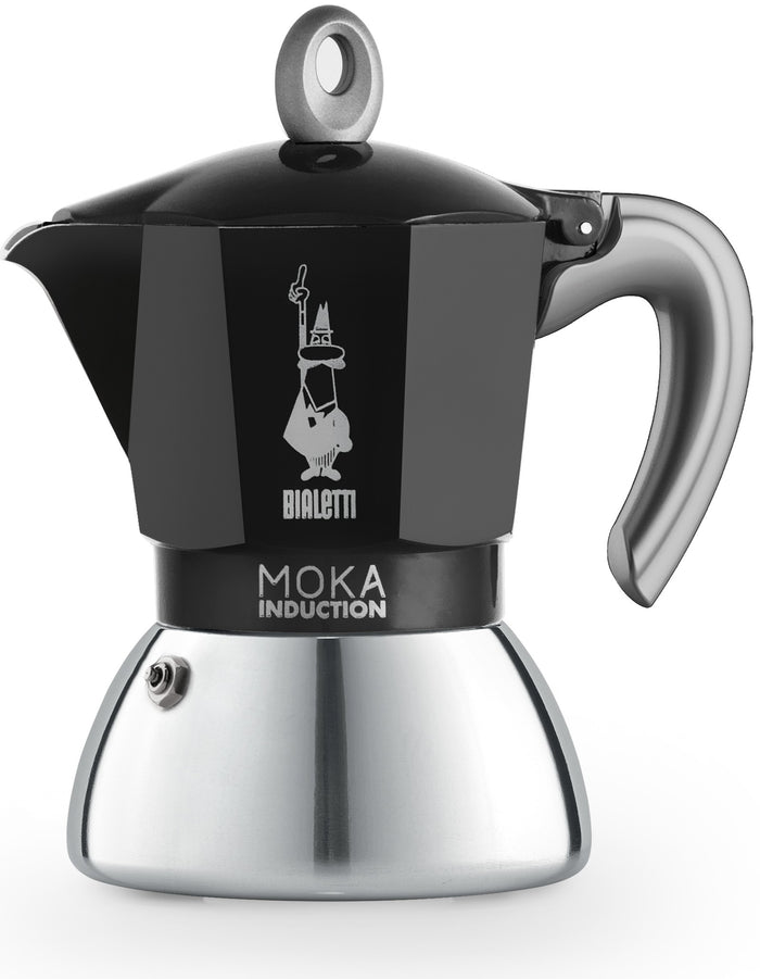 Bialetti Moka Induction Percolator - Zwart - 4 kops