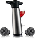 Vacu Vin Wine Saver RVS (1 Pomp, 2 Stoppers), Giftbox