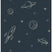ESTAhome behang planeten in de ruimte donkerblauw - 0.53 x 10.05 m - 1