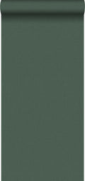 ESTAhome behang linnenstructuur vergrijsd groen - 0,53 x 10,05 m - 148