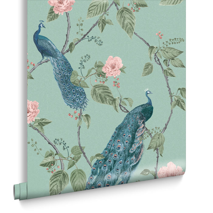 Graham & Brown Vliesbehang - Resplendence Aqua - 10mx52cm