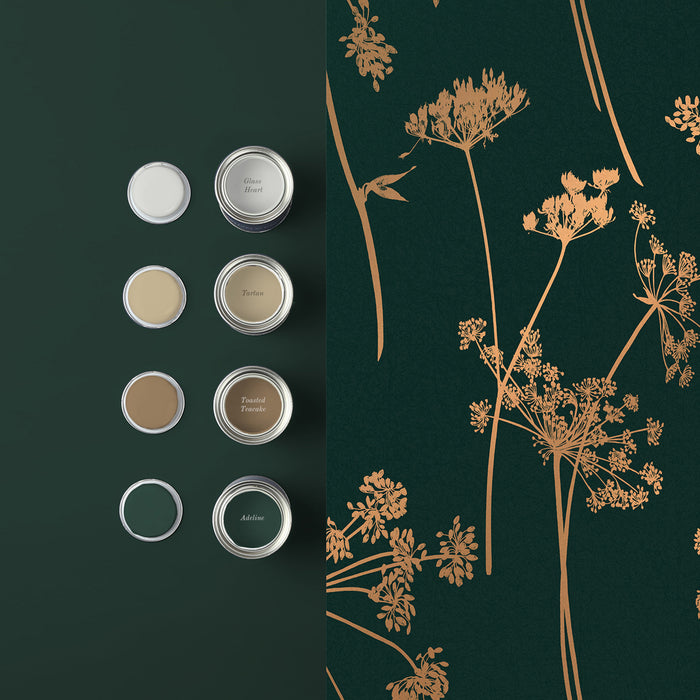 Graham & Brown - Vliesbehang - Anthriscus Emerald - 10mx52cm