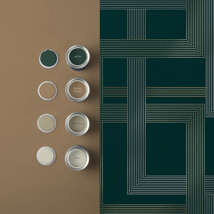 Graham & Brown vliesbehang Entwine Emerald groen