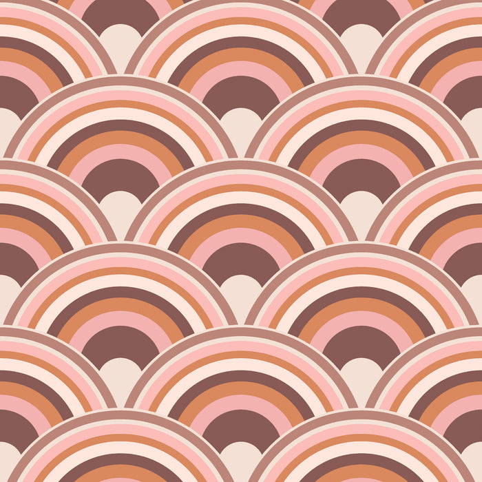 Envy vliesbehang Curve Earth roze 10mx52 cm