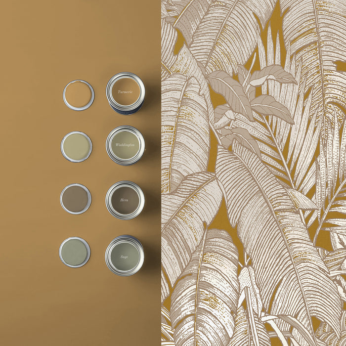 Graham & Brown vliesbehang Paradys Tumeric rood