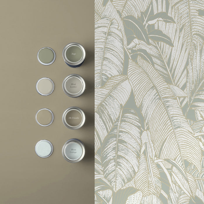 Graham & Brown vliesbehang Paradys Sage Saliegroen