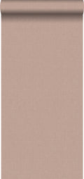 ESTAhome behang linnenstructuur oudroze - 0,53 x 10,05 m - 148743