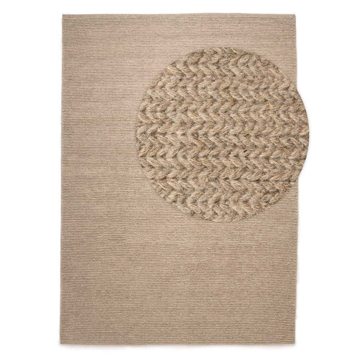 Nordic Weavers Wollen vloerkleed - Narvik lichtgrijs - 200x300 cm