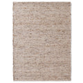 Tapeso Wollen vloerkleed - Bokn beige - 70x130 cm
