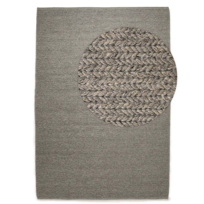 Nordic Weavers Wollen vloerkleed - Narvik grijs - 240x340 cm