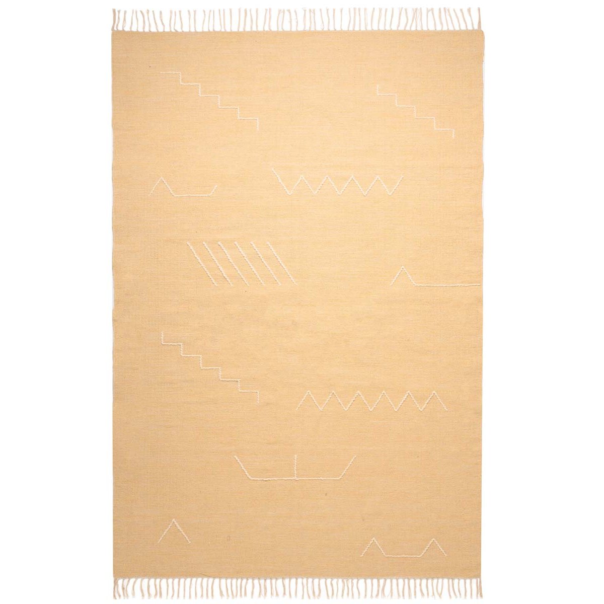 Boho&me Bohemian vloerkleed - Cueva geel|beige - 200x300 cm