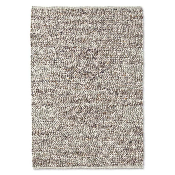 Tapeso Wollen vloerkleed - Ursule bruin|grijs - 250x340 cm