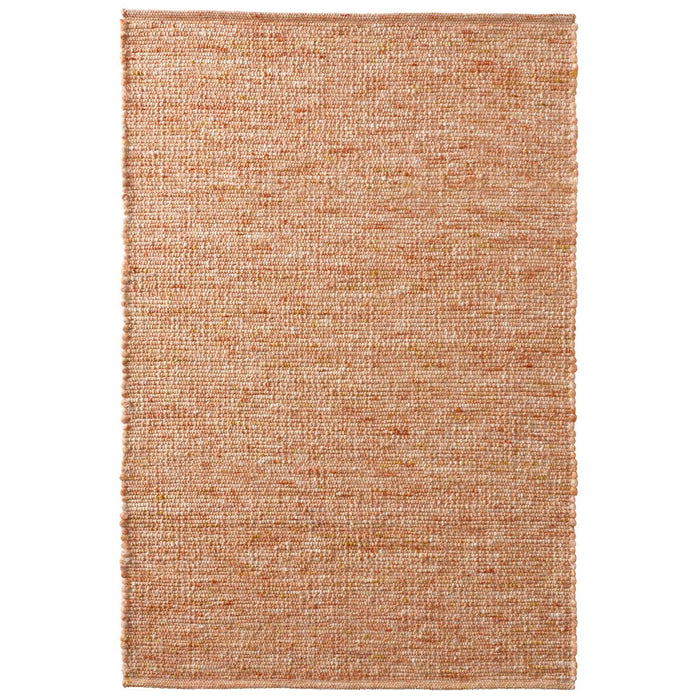Tapeso Wollen vloerkleed - Bokn Terracotta - 70x130 cm