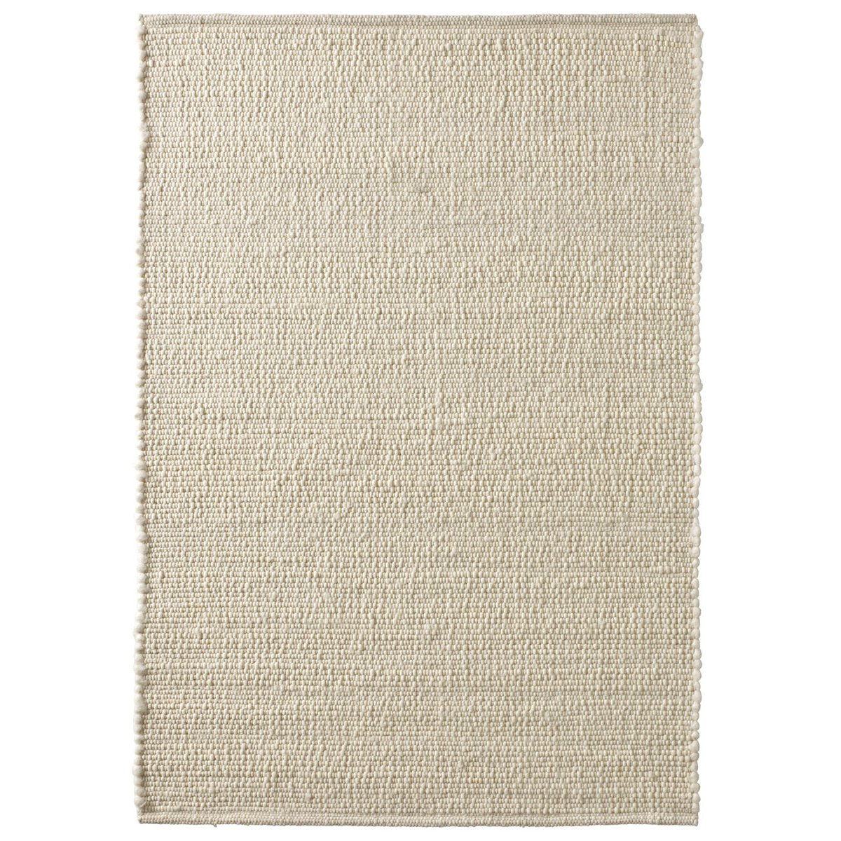 Tapeso Wollen vloerkleed - Bokn wit - 120x170 cm