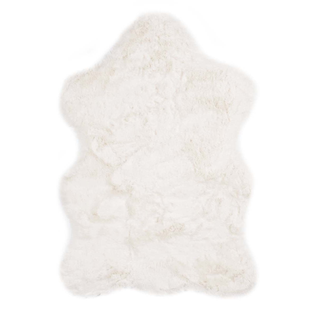 Tapeso Kindervloerkleed schaap - Fluffy wit - 55x80 cm