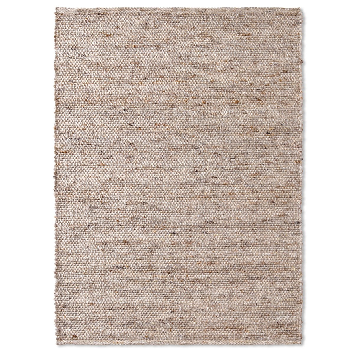 Tapeso Wollen vloerkleed - Bokn beige - 160x230 cm