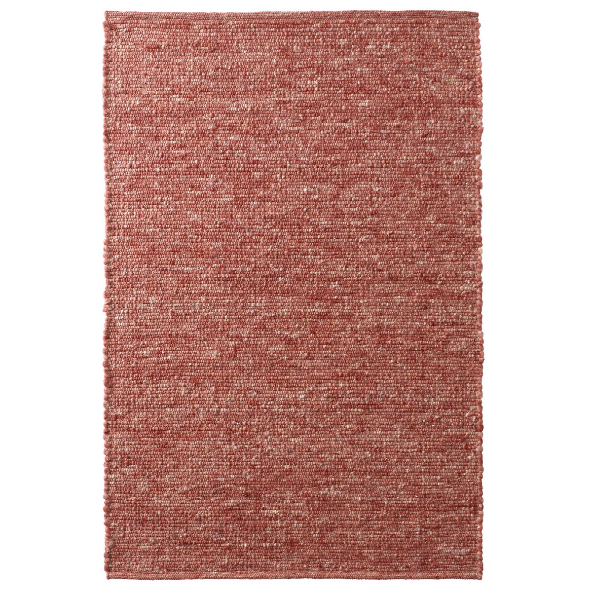 Tapeso Wollen vloerkleed - Bokn rood - 250x340 cm