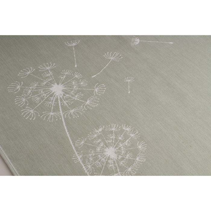 Seashell luxe theedoeken -  set|6 - dandelion - oud groen