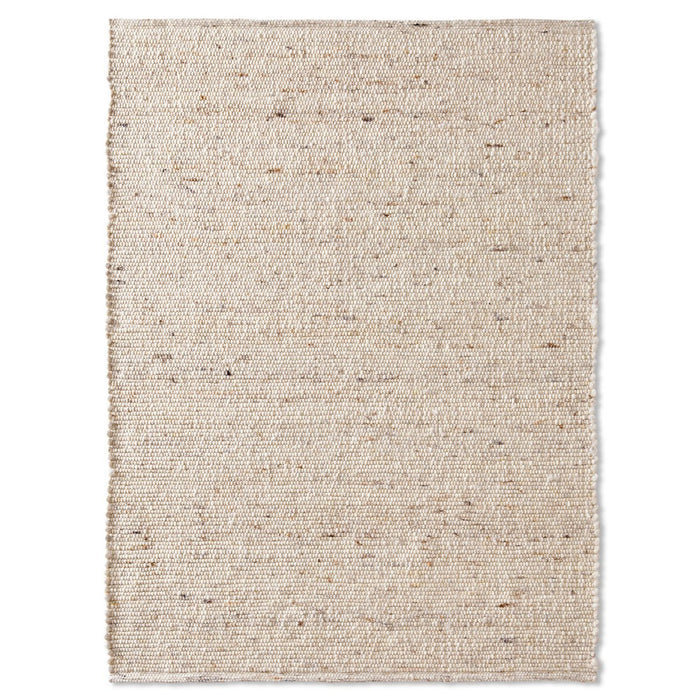 Tapeso Wollen vloerkleed - Bokn crème|beige - 200x290 cm