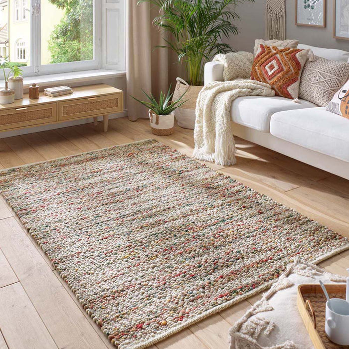 Tapeso Wollen vloerkleed - Ursule multi - 200x290 cm