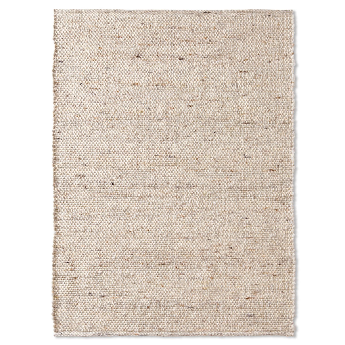 Tapeso Wollen loper - Bokn crème beige - 70x240 cm