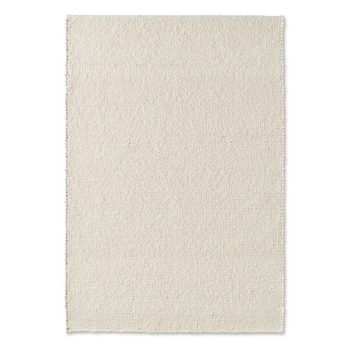 Tapeso Wollen vloerkleed - Lundr wit - 90x160 cm