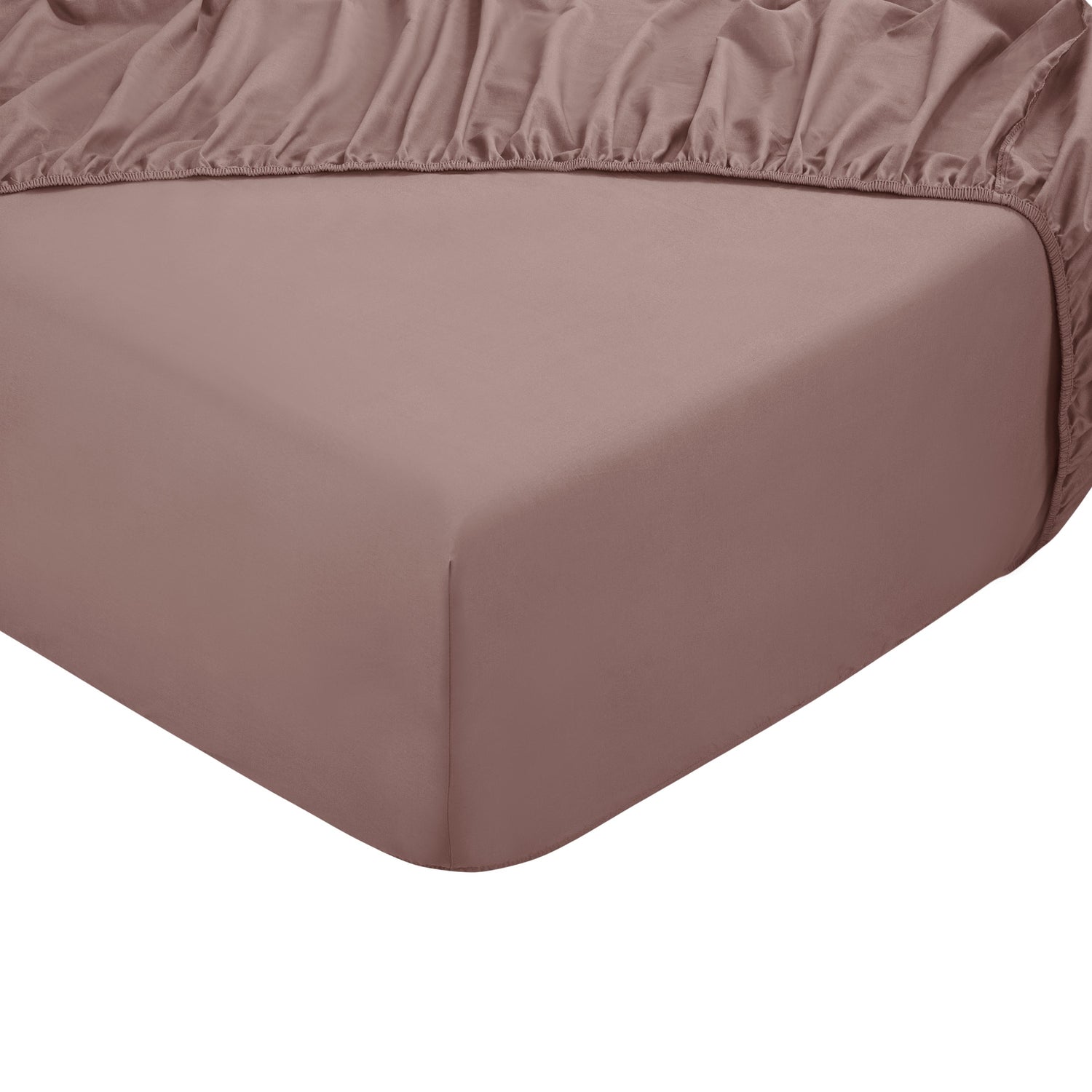 Hoeslaken - 100% natuurlijk katoen - 90x200 - oud roze