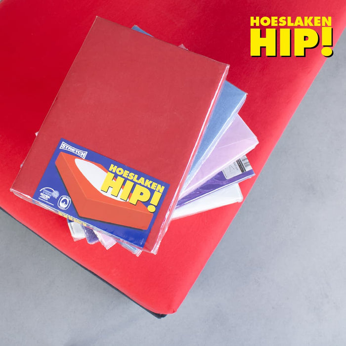 Hoeslaken Hip Jersey katoenen Wit Hoeslaken 140x200cm