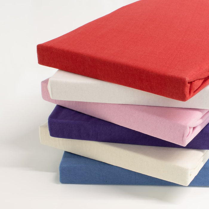 Hoeslaken Hip Jersey katoenen Wit Hoeslaken 200x200|220cm