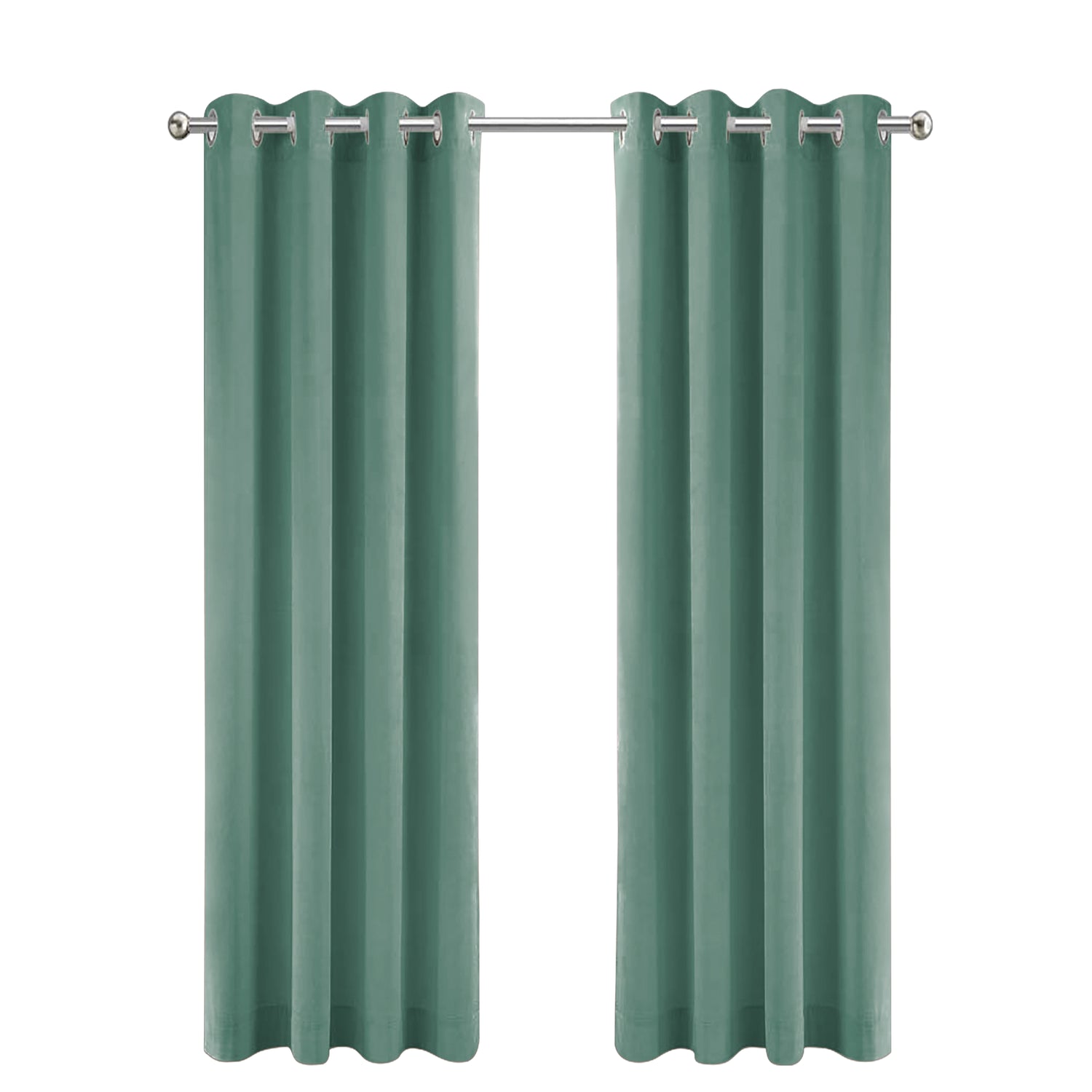 LW Collection Kant en klaar gordijnen groen 140x225cm