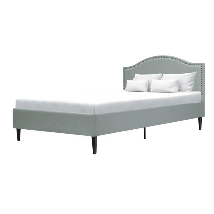 Cstore Klassiek volwassen bed - Lichtgrijze stof - 160 x 200 cm