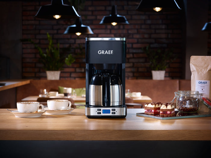 Graef filterkoffieapparaat - grijs + zwart