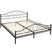 tectake Slaapkamerbed metalen bed „Art“ met lattenbodem