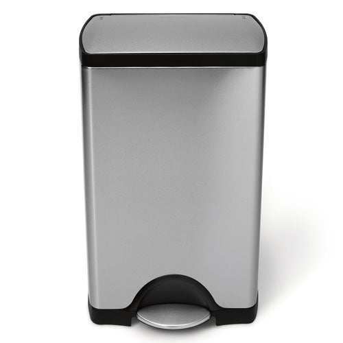 Simplehuman Rectangular Pedaalemmer 38 Liter Vingerafdrukvrij