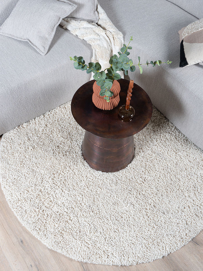 Veer Carpets - Vloerkleed Berbero Pelosa Creme 815 - ø160 cm