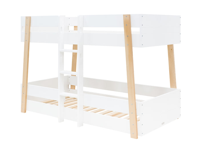 Bopita Lisa stapelbed 90x200 - Wit|Naturel