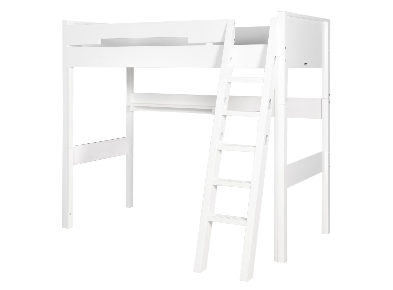 Bopita Combiflex hoogslaper XL 90x200 met schuine trap - Wit