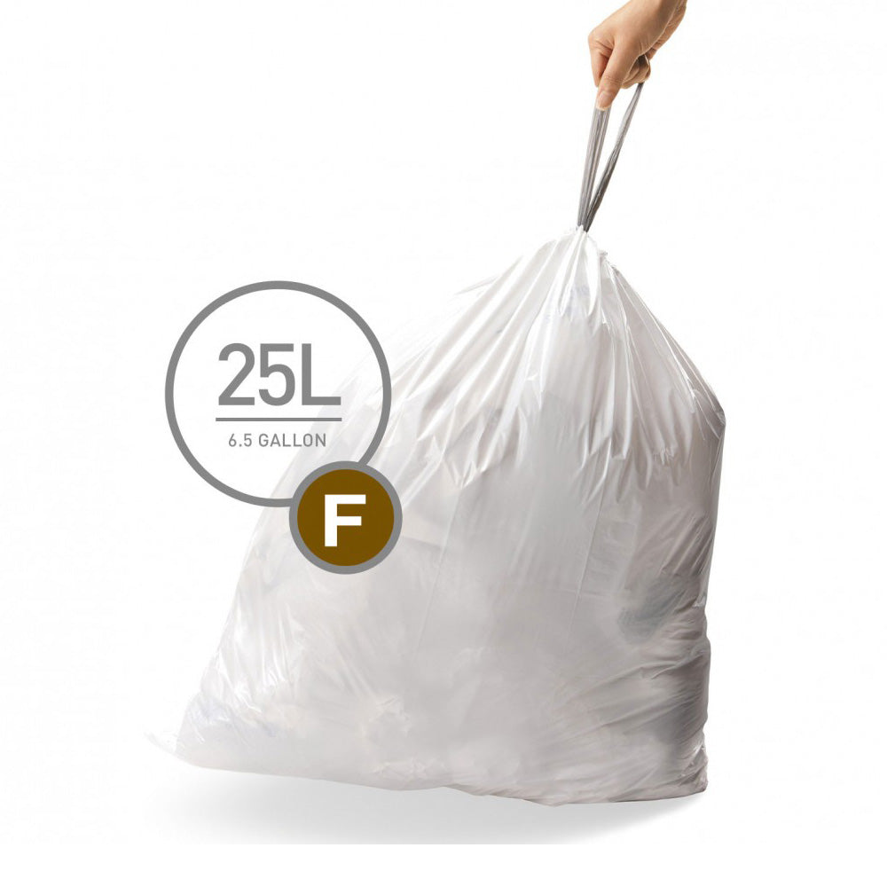 Simplehuman Code F Afvalzakken 25 Liter - 20 zakken