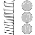 O'DADDY® Hangend schoenenrek - Opdek en Stompe deur - 20x51x182 zwart