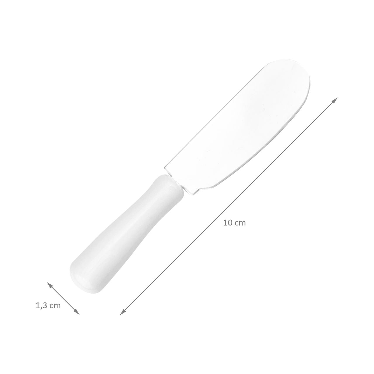 Botermes 10 cm 4 stuks - boter - mes