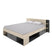 Cstore Volwassen bed 160x200cm - 3 lades + Hoofdeinde met opbergruimte