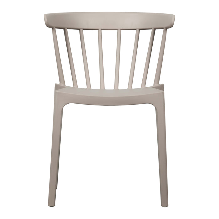 Woood Bliss Spijlenstoel - Mist