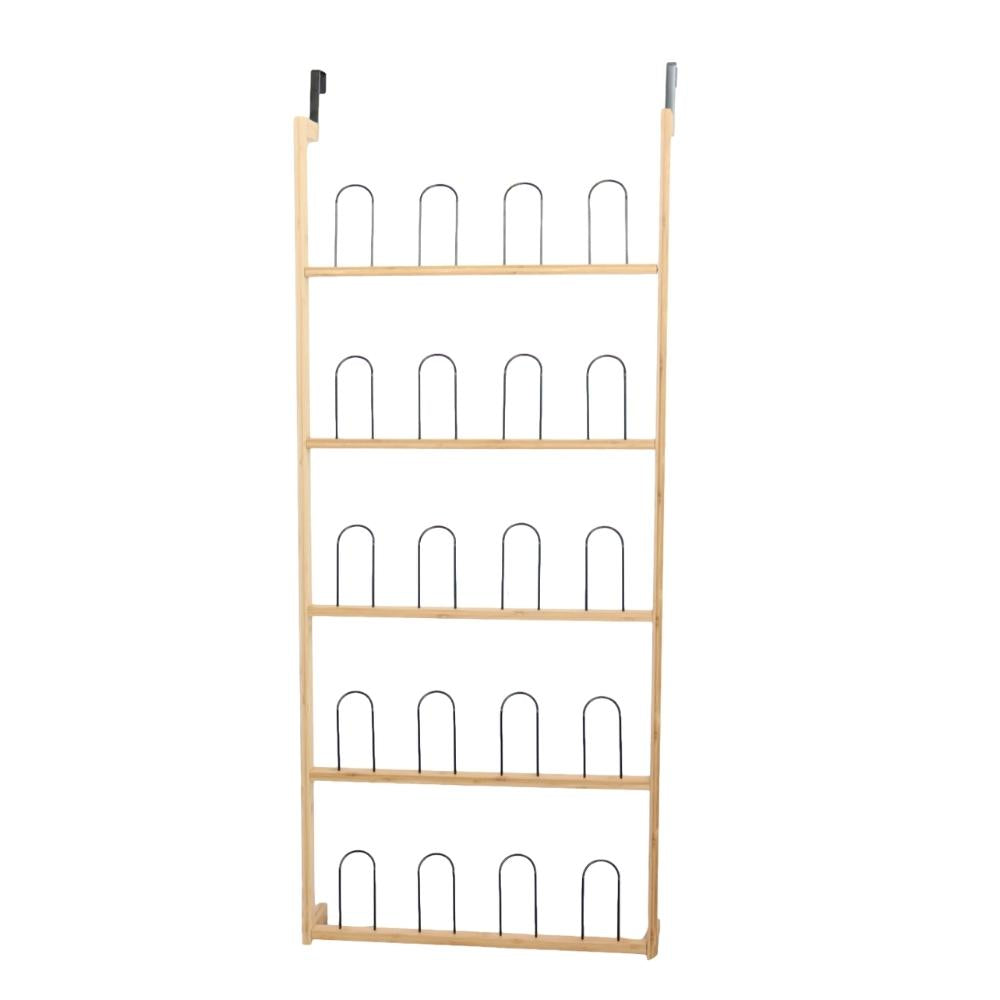 Orange85 Schoenenrek hangend Schoenenkast Bruin 57x16.5x140.5 cm Ba...