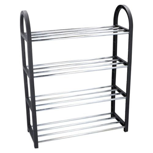 Orange85 Schoenenrek Schoenenbank Deur Metaal Zwart 50x65cm