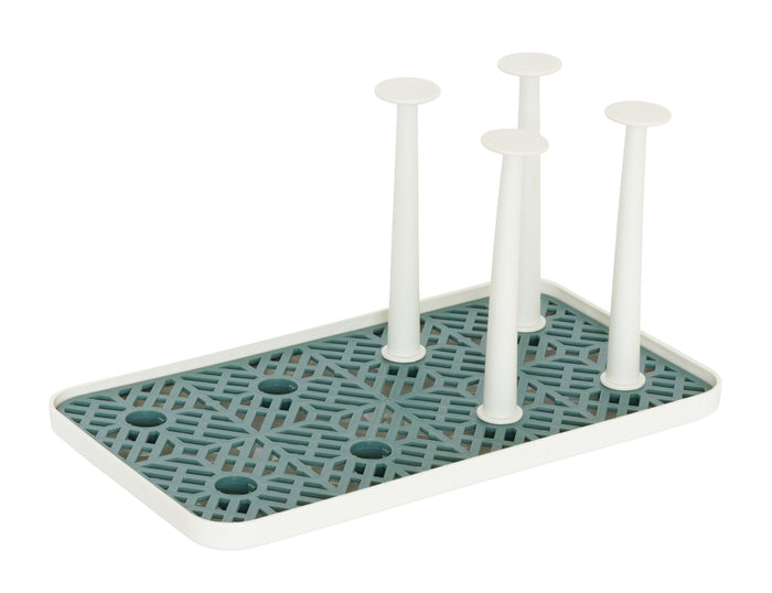 Sareva Afdruiprek Glazen | Flessendroger - Wit - 8 glazen