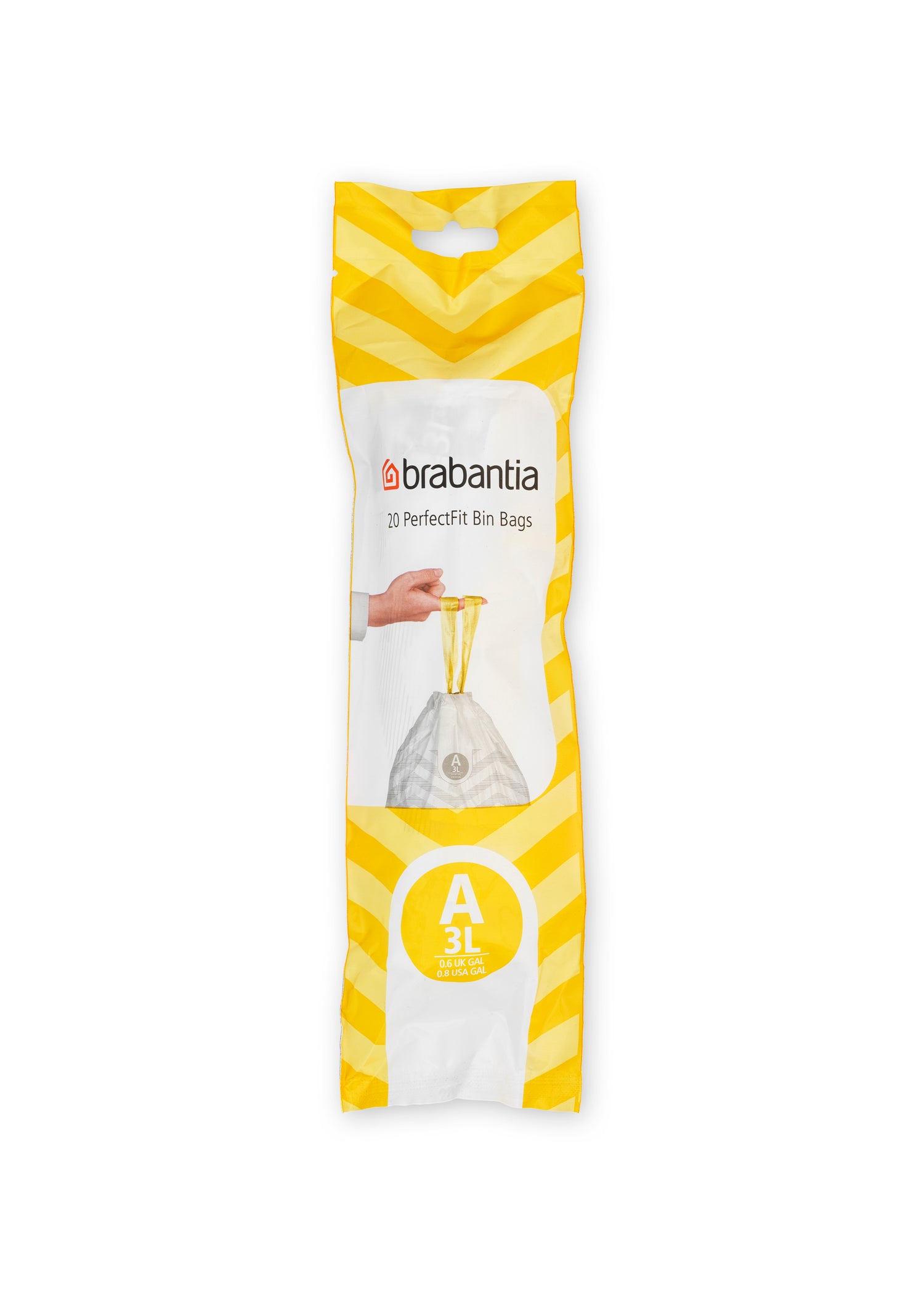 Brabantia Type A PerfectFit Afvalzak 3 Liter - 20 zakken