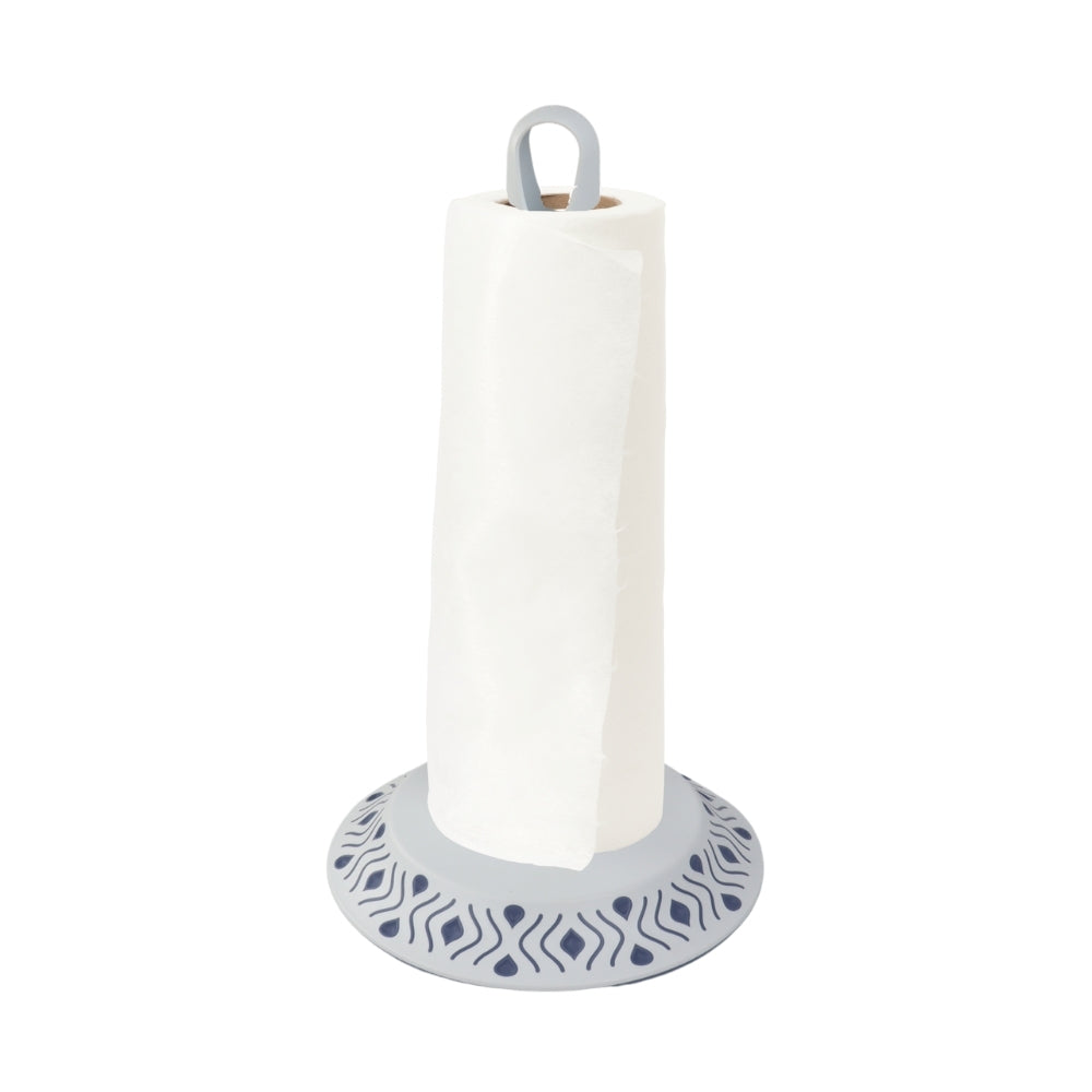 Orange85 Keukenrolhouder Staand Plastic 30 x 17,5 x 17,5 cm Blauw e...